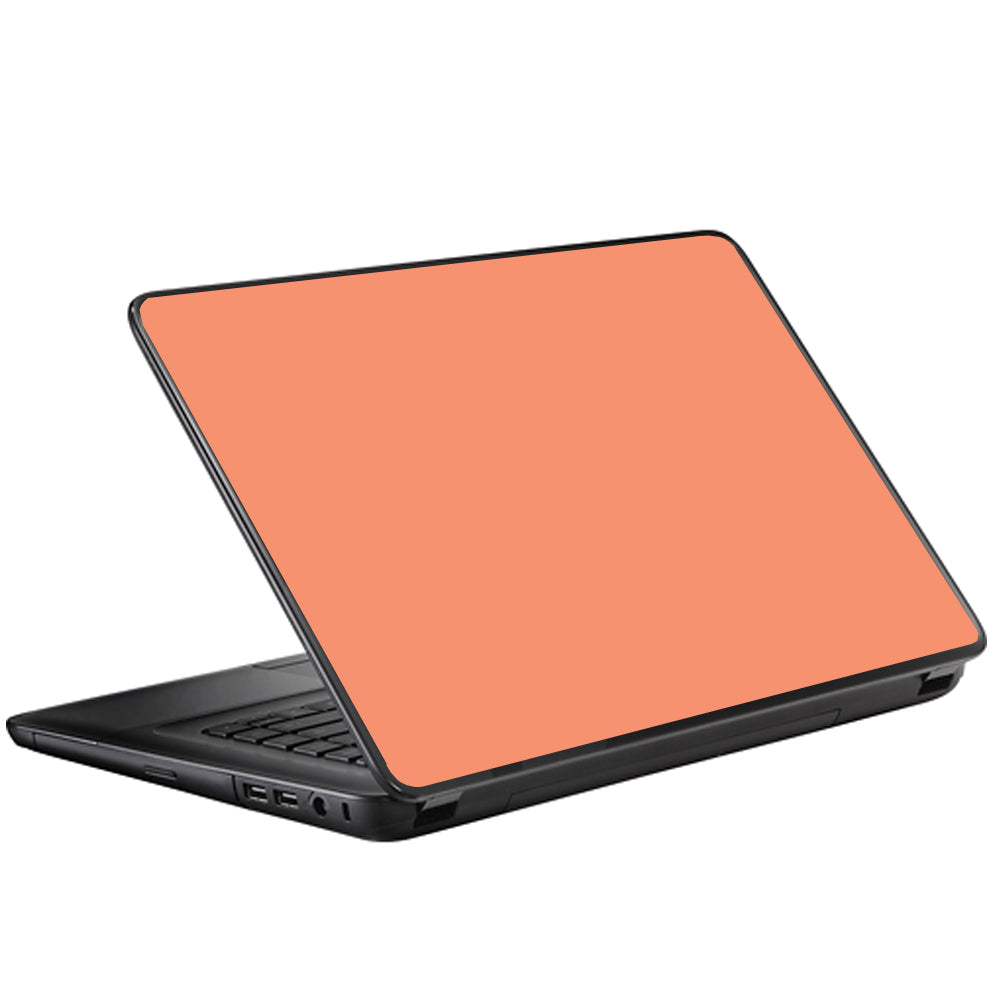  Solid Peach Universal 13 to 16 inch wide laptop Skin