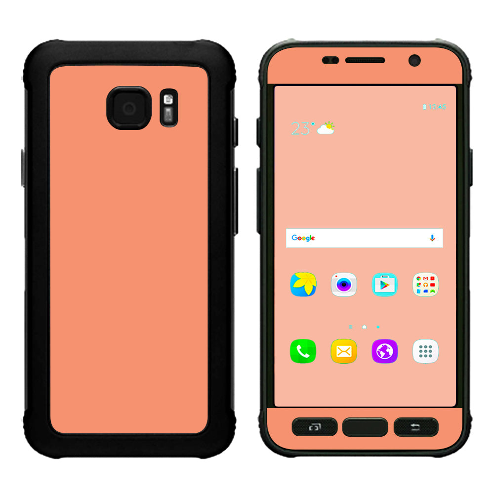  Solid Peach Samsung Galaxy S7 Active Skin