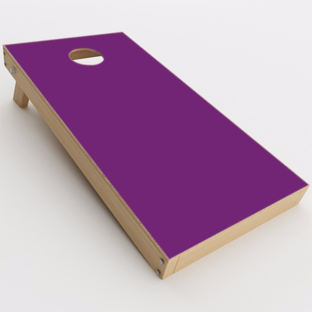  Purple Muted Cornhole Game Boards  Skin