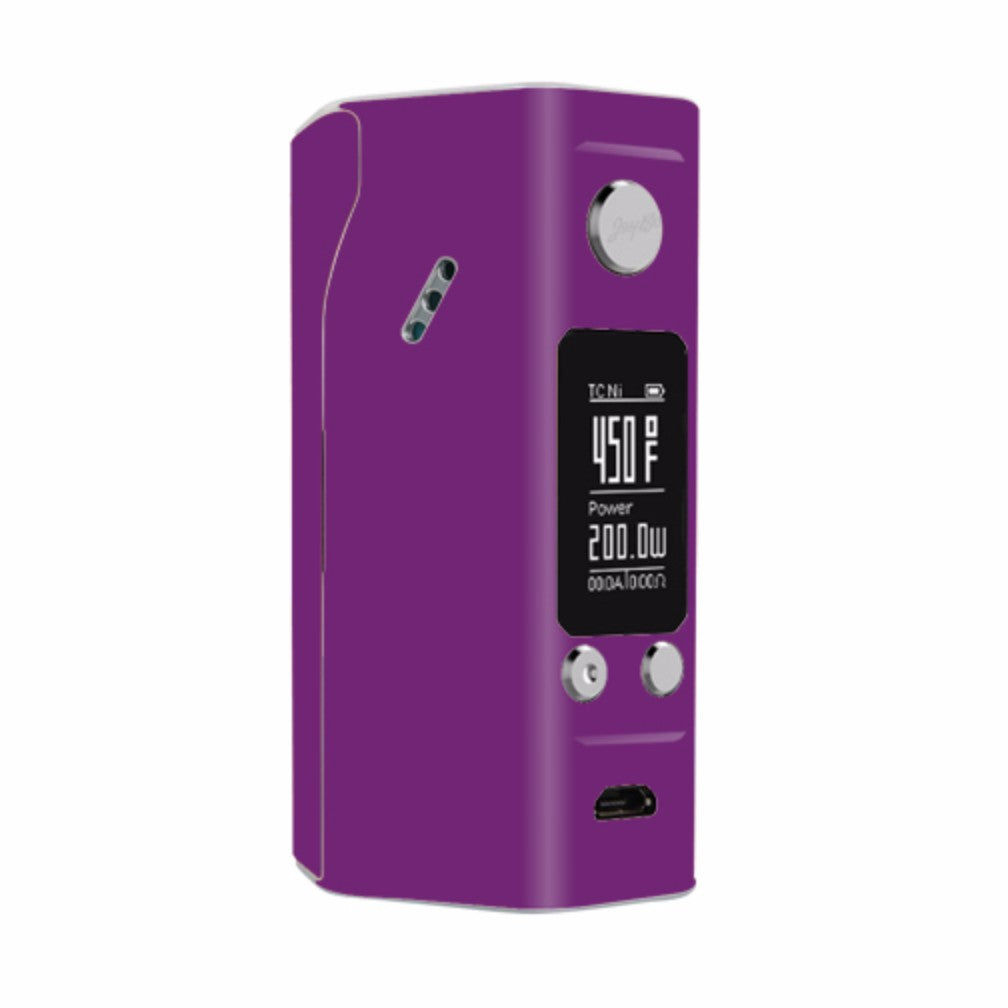  Purple Muted Wismec Reuleaux RX200S Skin