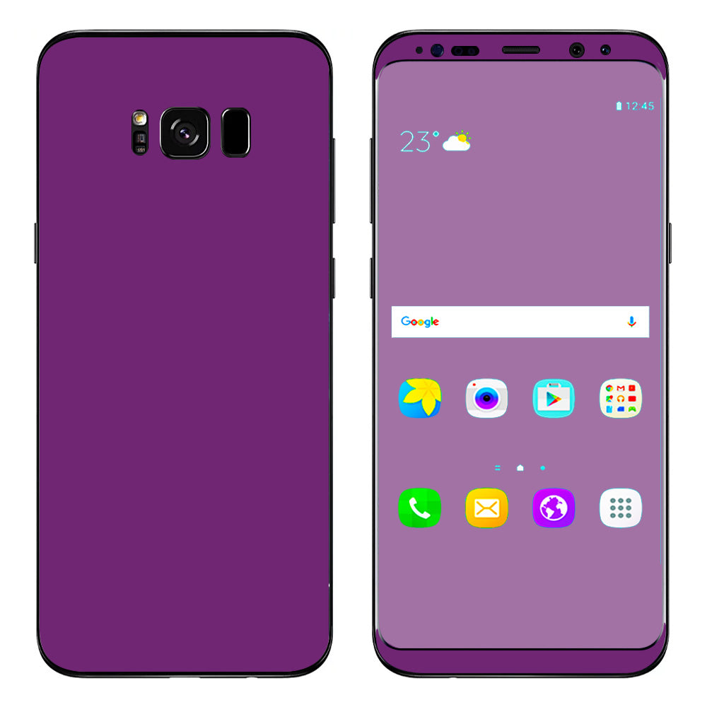  Purple Muted Samsung Galaxy S8 Plus Skin