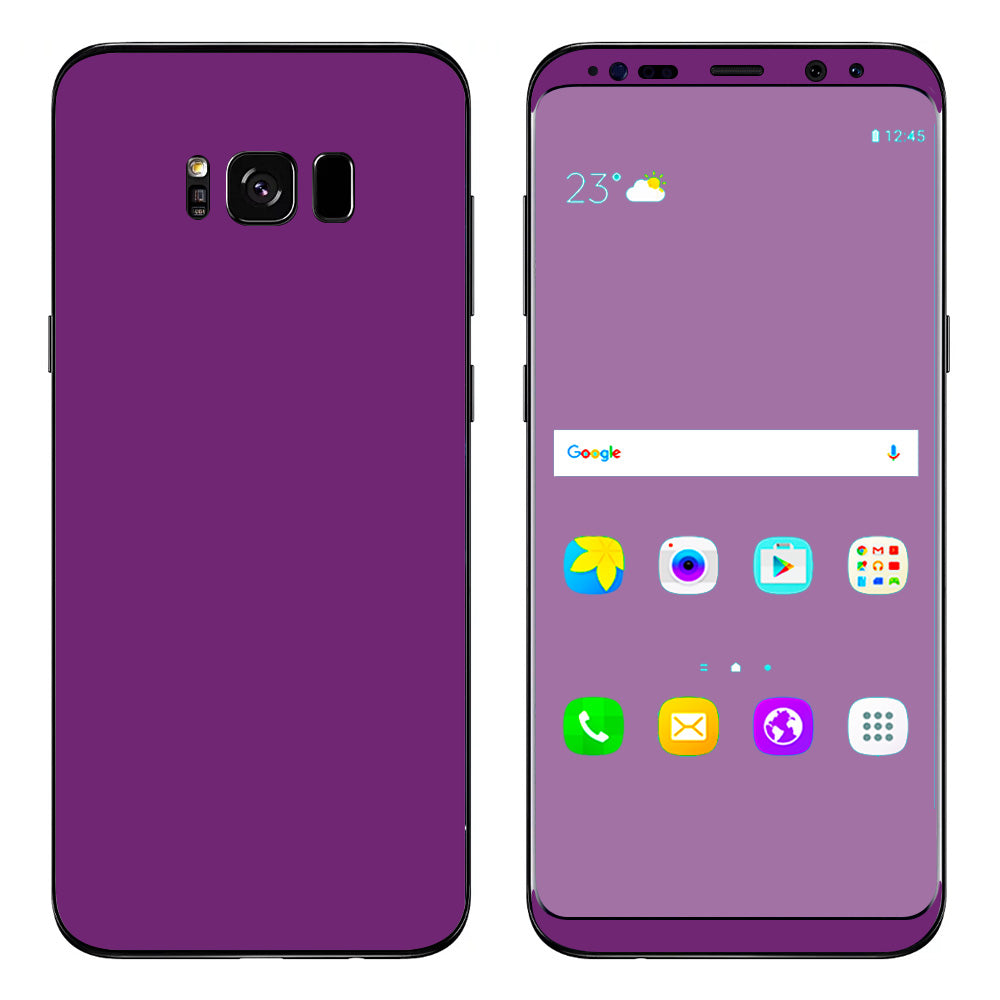  Purple Muted Samsung Galaxy S8 Skin