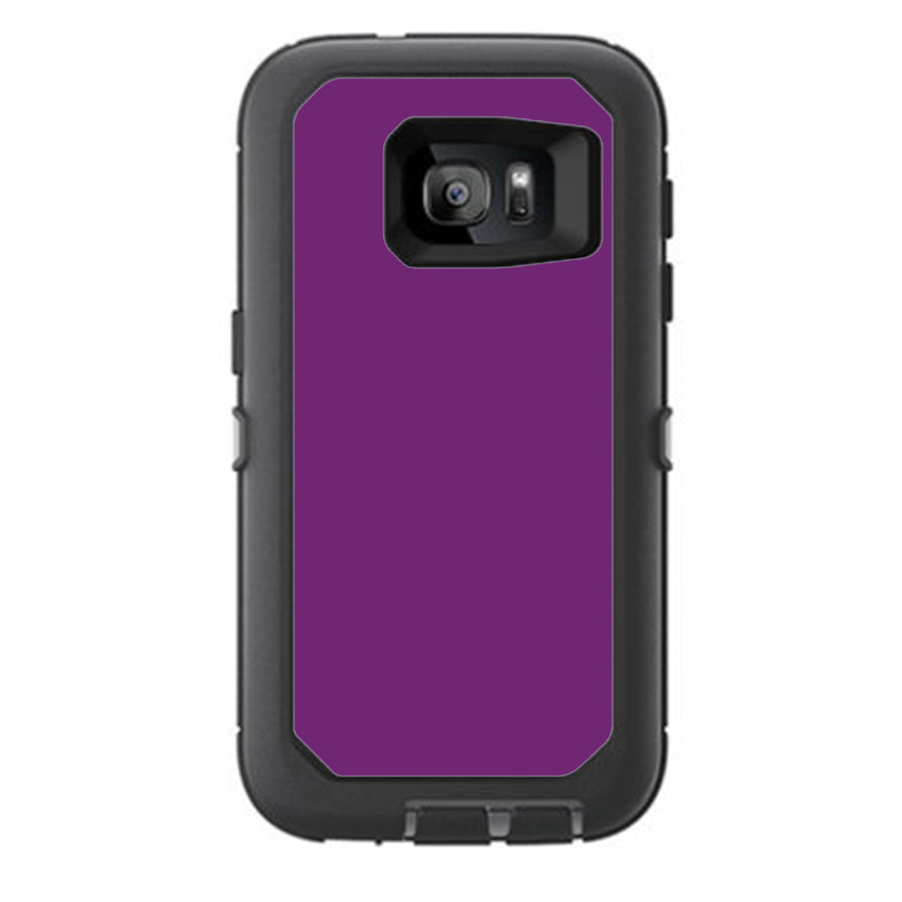  Purple Muted Otterbox Defender Samsung Galaxy S7 Skin