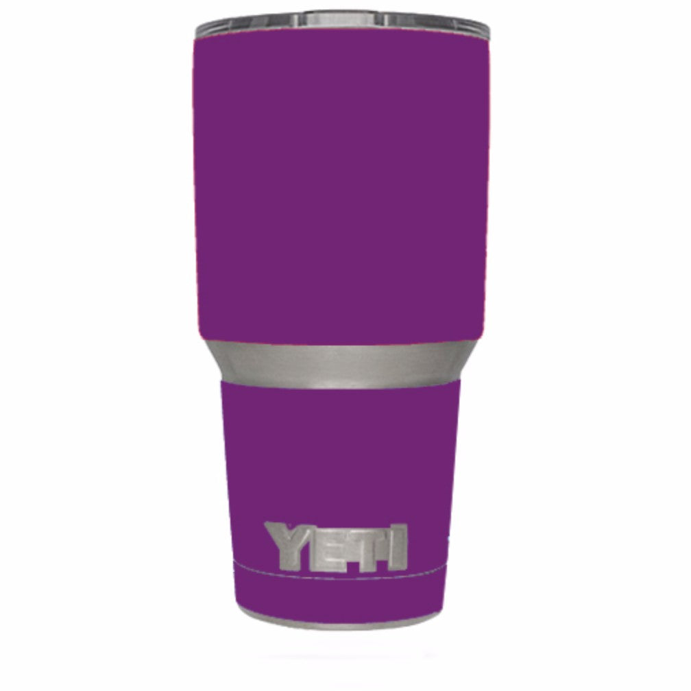  Purple Muted Yeti 30oz Rambler Tumbler Skin