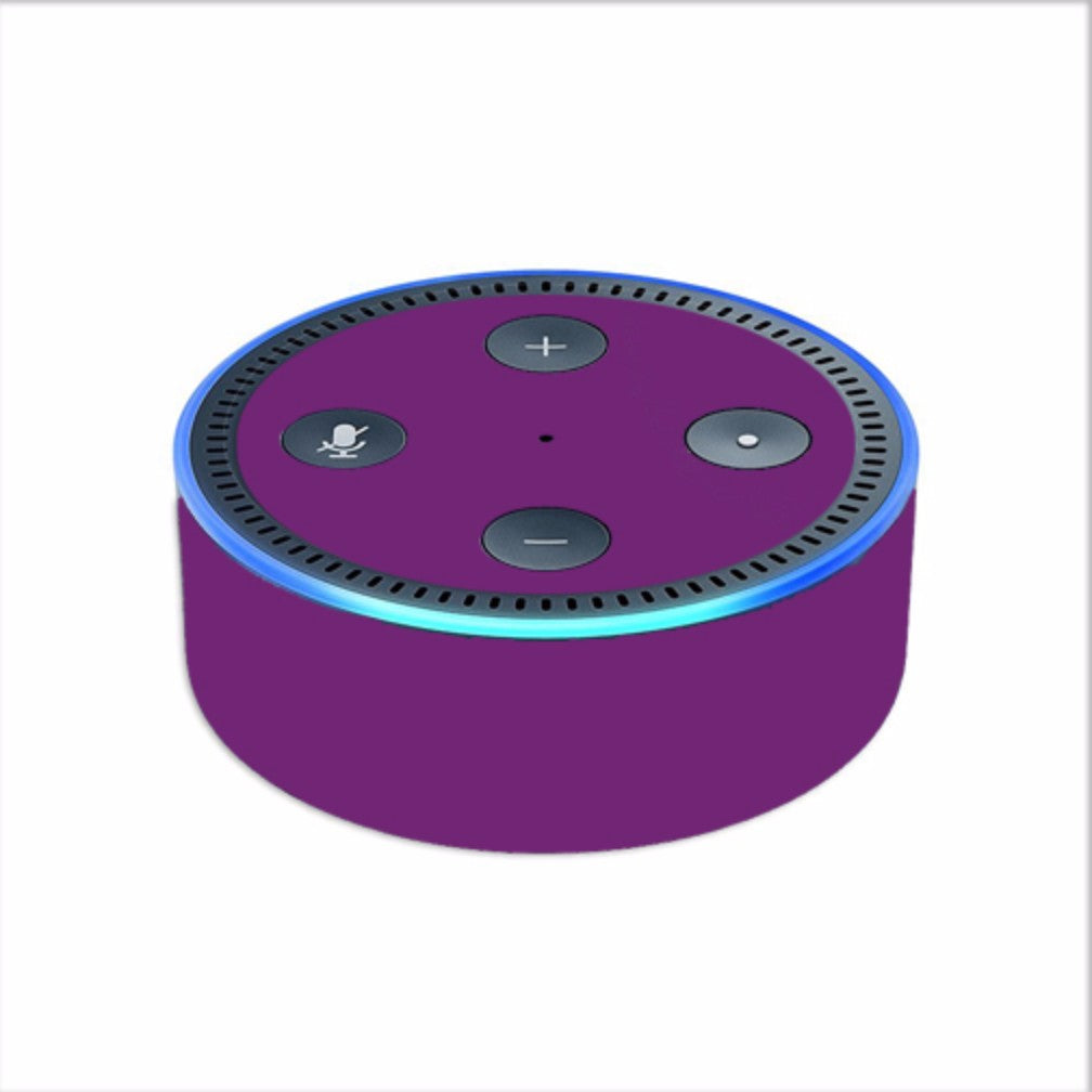  Purple Muted Amazon Echo Dot 2nd Gen Skin