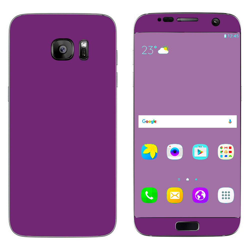  Purple Muted Samsung Galaxy S7 Edge Skin