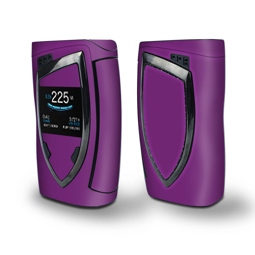 Skin Decal Vinyl Wrap for Smok Devilkin Kit 225w Vape (includes TFV12 Prince Tank Skins) skins cover/ Purple muted
