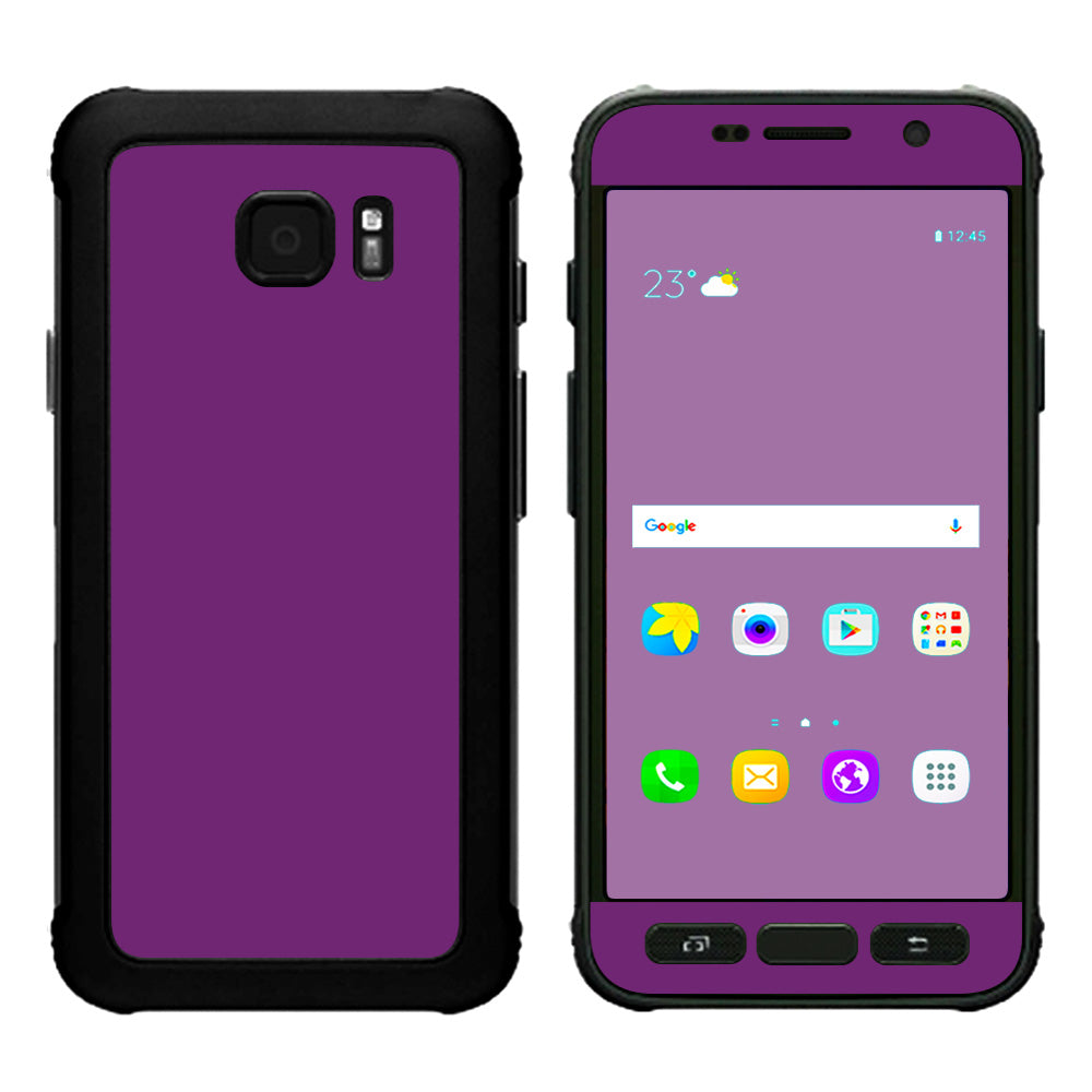  Purple Muted Samsung Galaxy S7 Active Skin