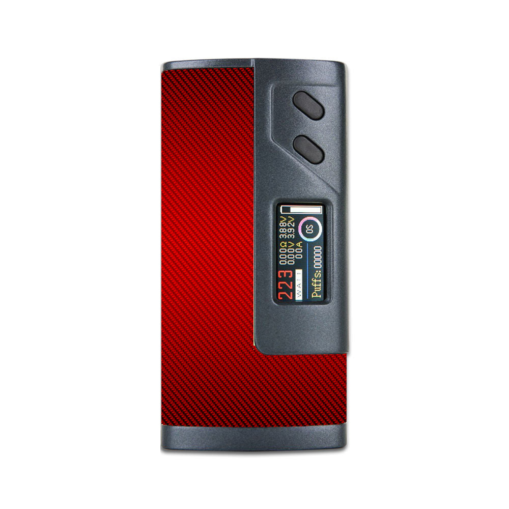  Red Carbon Fiber Graphite Sigelei 213W Plus Skin