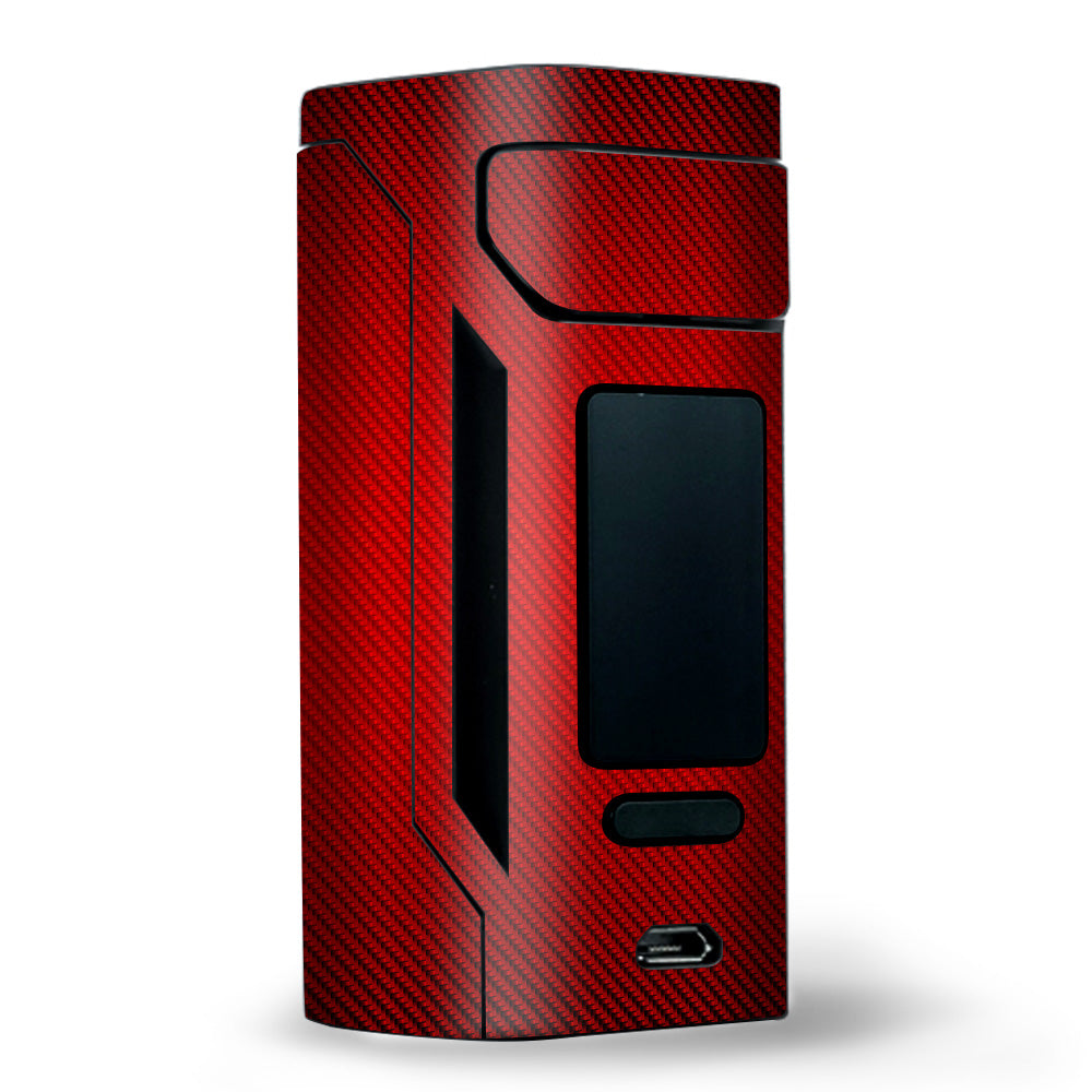  Red Carbon Fiber Graphite Wismec RX2 20700 Skin