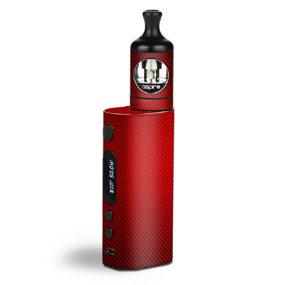  Red Carbon Fiber Graphite Aspire Zelos  Skin