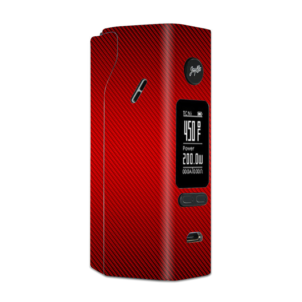  Red Carbon Fiber Graphite Wismec Reuleaux RX 2/3 combo kit Skin