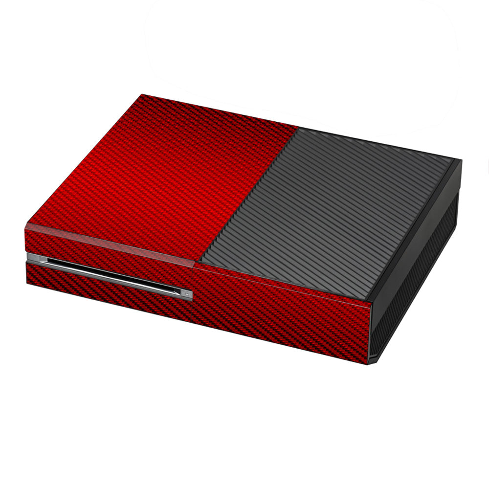  Red Carbon Fiber Graphite Microsoft Xbox One Skin