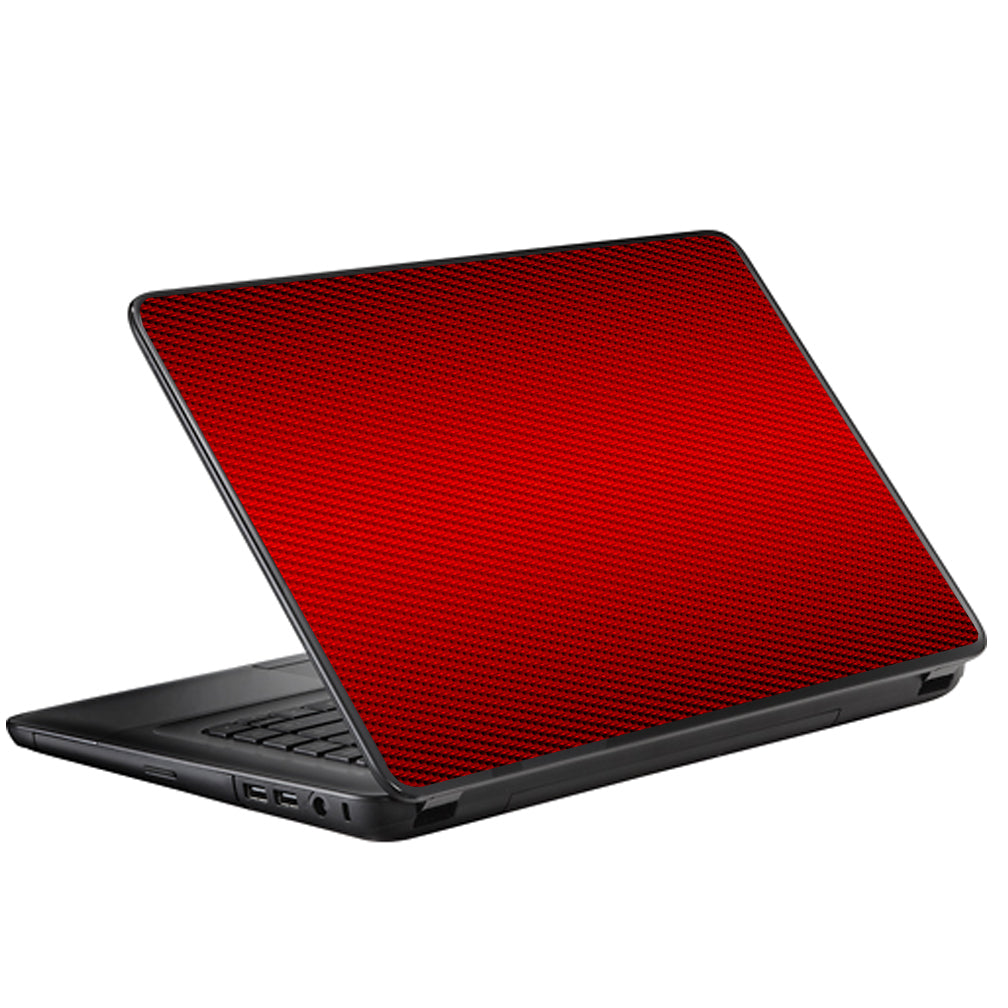  Red Carbon Fiber Graphite Universal 13 to 16 inch wide laptop Skin