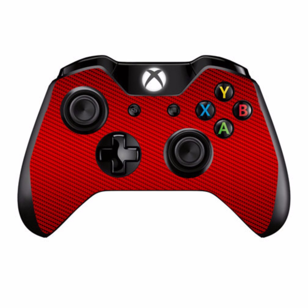  Red Carbon Fiber Graphite Microsoft Xbox One Controller Skin