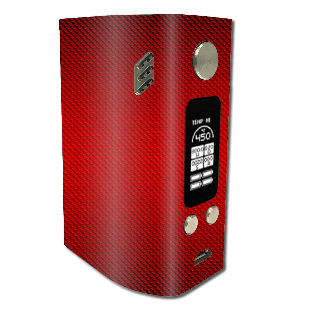  Red Carbon Fiber Graphite Wismec Reuleaux RX300 Skin