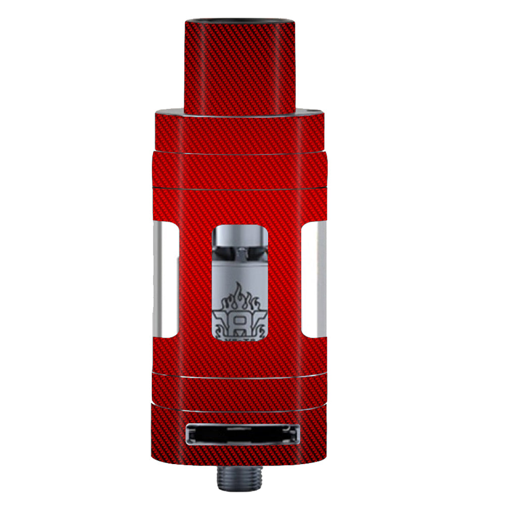  Red Carbon Fiber Graphite Smok TFV8 Tank Skin