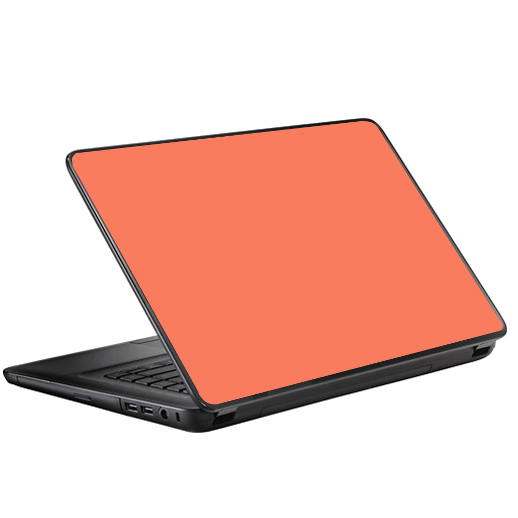  Solid Salmon Color Universal 13 to 16 inch wide laptop Skin