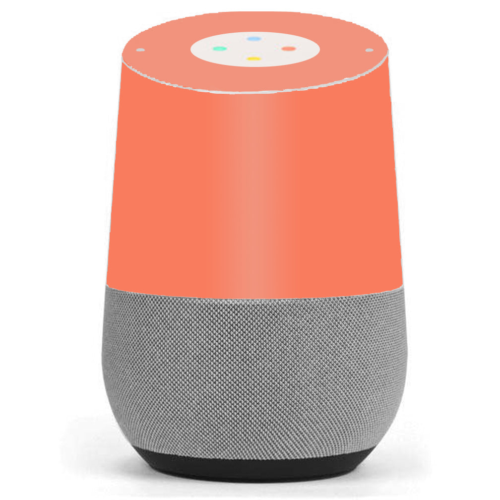  Solid Salmon Color Google Home Skin