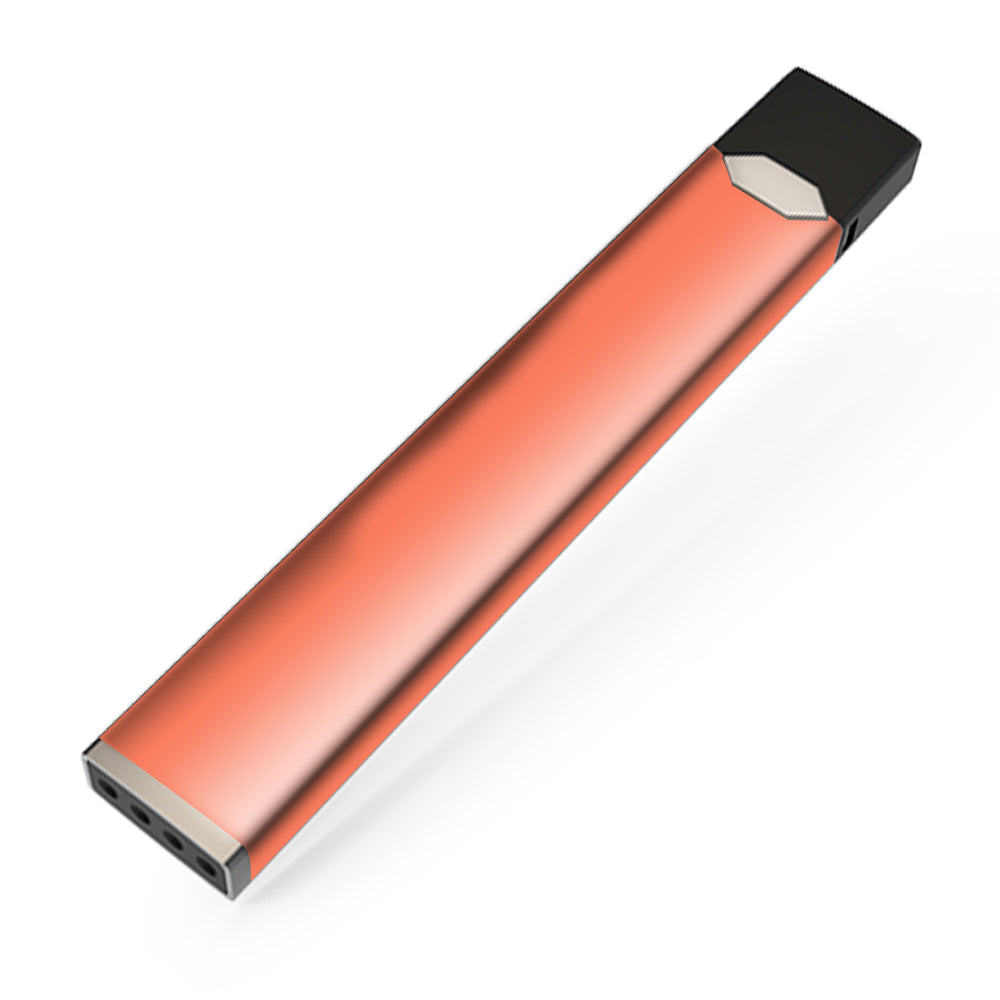  Solid Salmon Color JUUL Skin