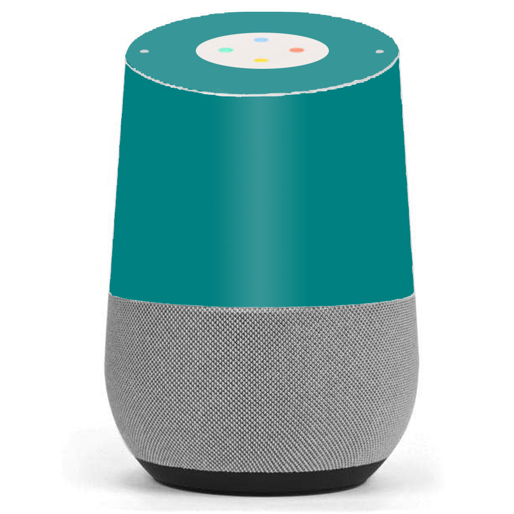  Teal Color Google Home Skin