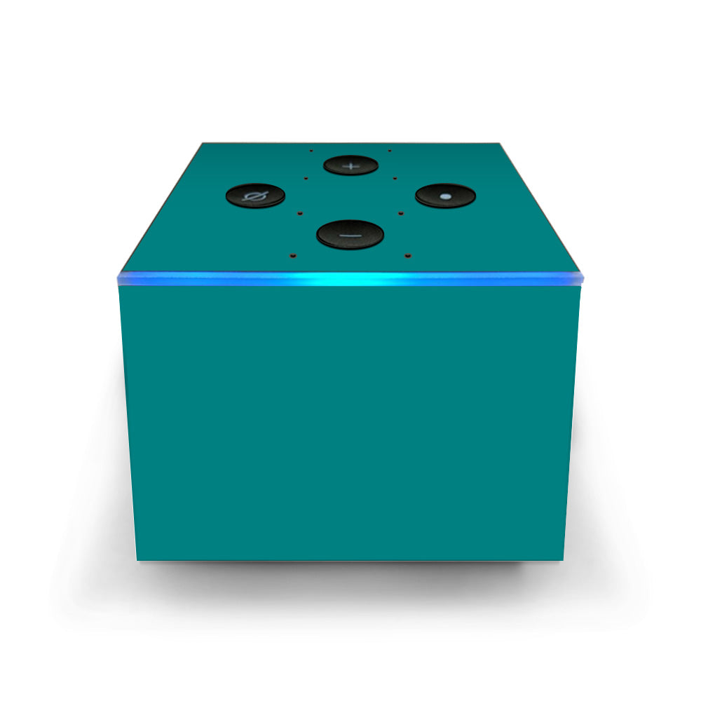  Teal Color Amazon Fire TV Cube Skin
