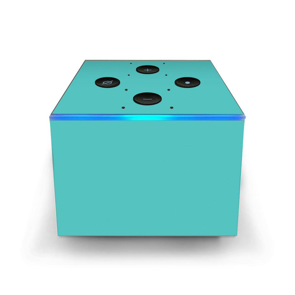  Turquoise Color Amazon Fire TV Cube Skin