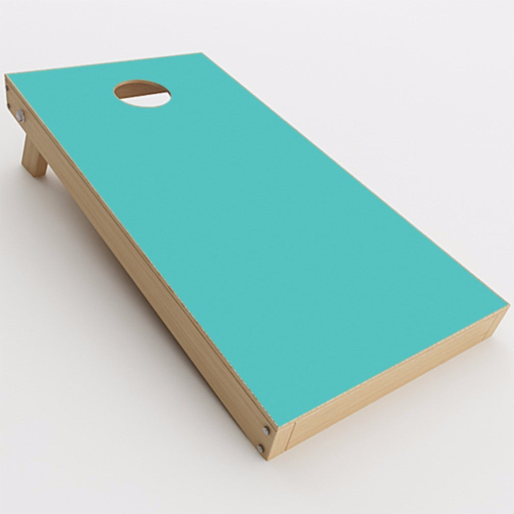  Turquoise Color Cornhole Game Boards  Skin