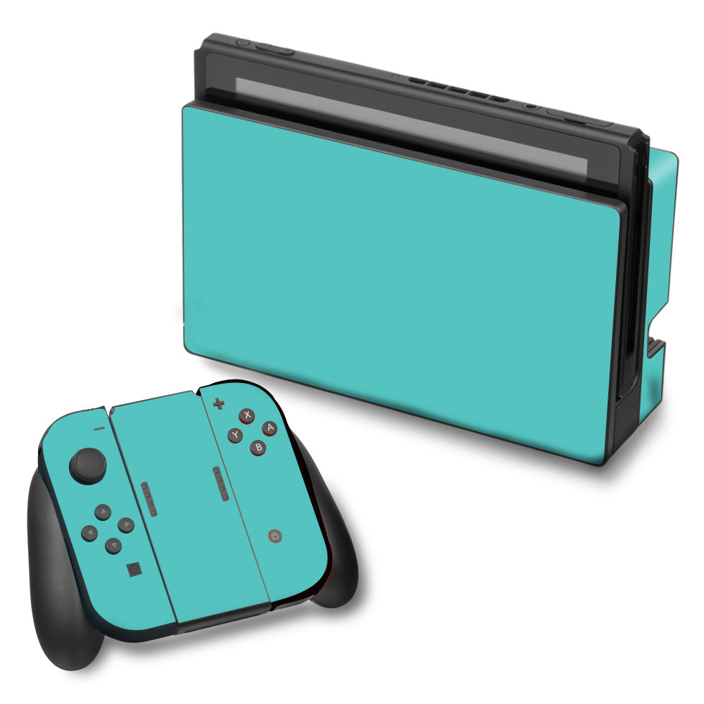  Turquoise Color Nintendo Switch Skin