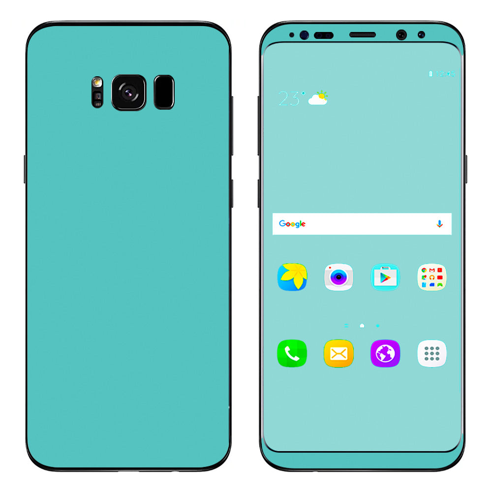  Turquoise Color Samsung Galaxy S8 Plus Skin