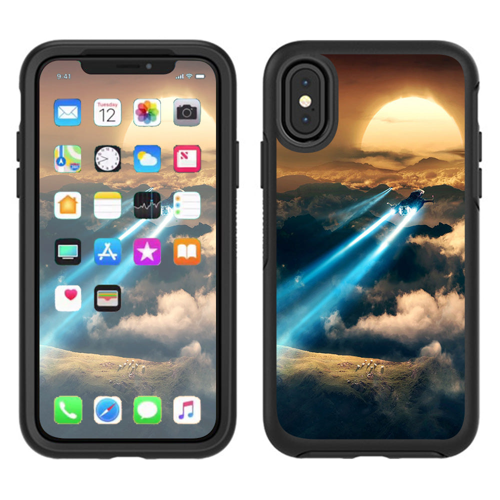  Speed Of Sound At Sunset Otterbox Defender Apple iPhone X Skin