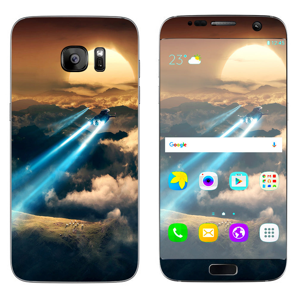  Speed Of Sound At Sunset Samsung Galaxy S7 Edge Skin