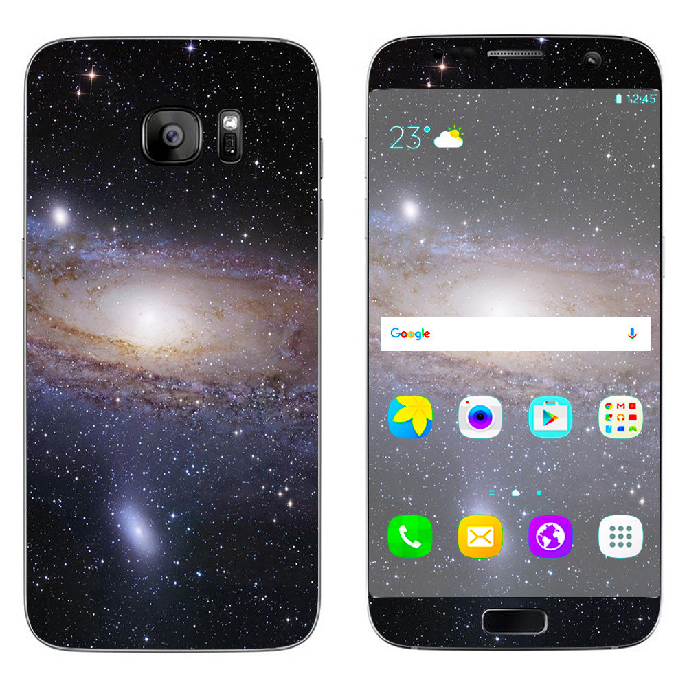  Solar System Milky Way Samsung Galaxy S7 Edge Skin