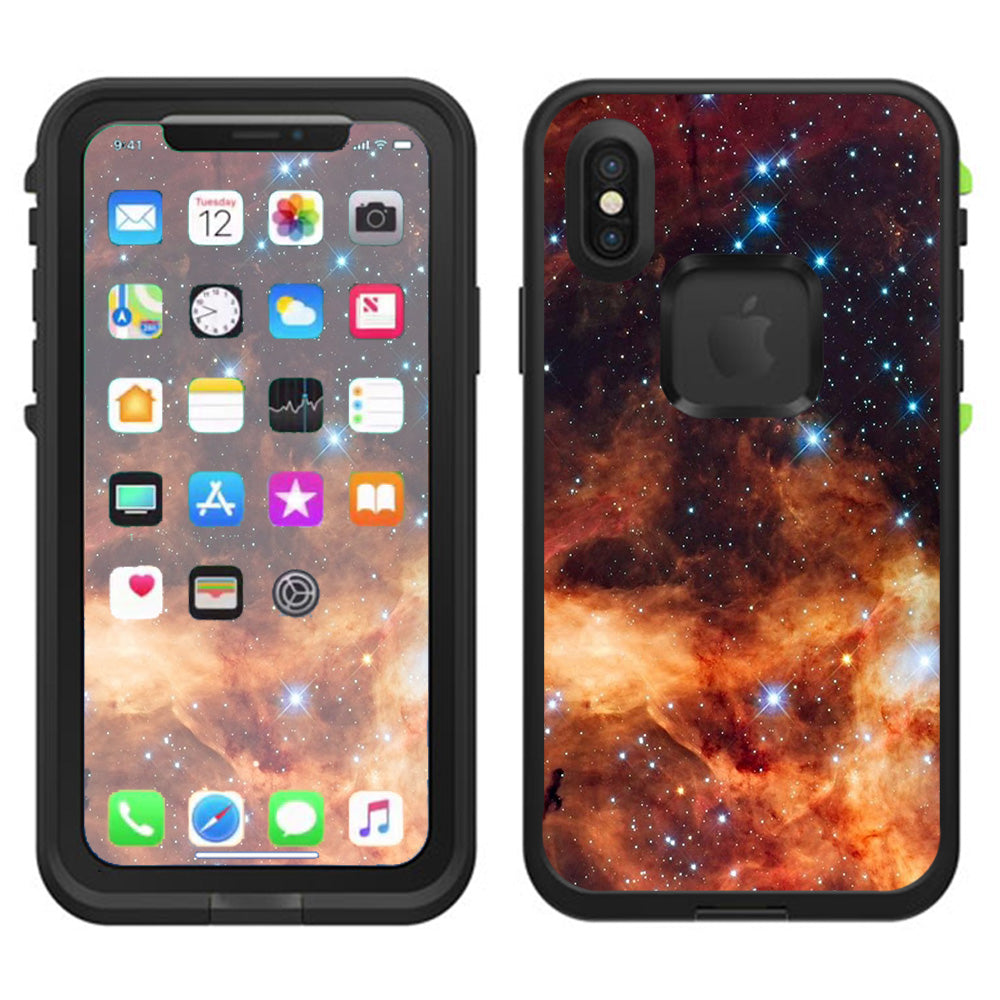  Space Storm Lifeproof Fre Case iPhone X Skin