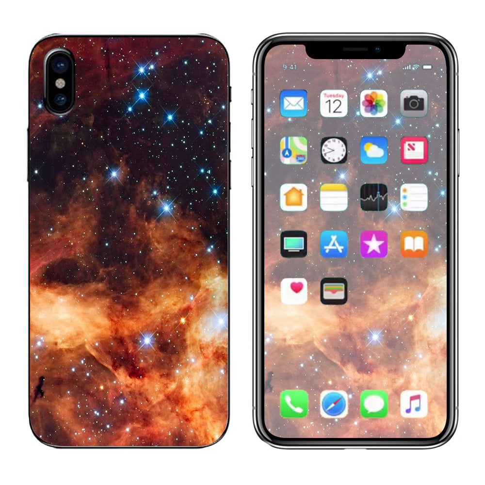  Space Storm Apple iPhone X Skin