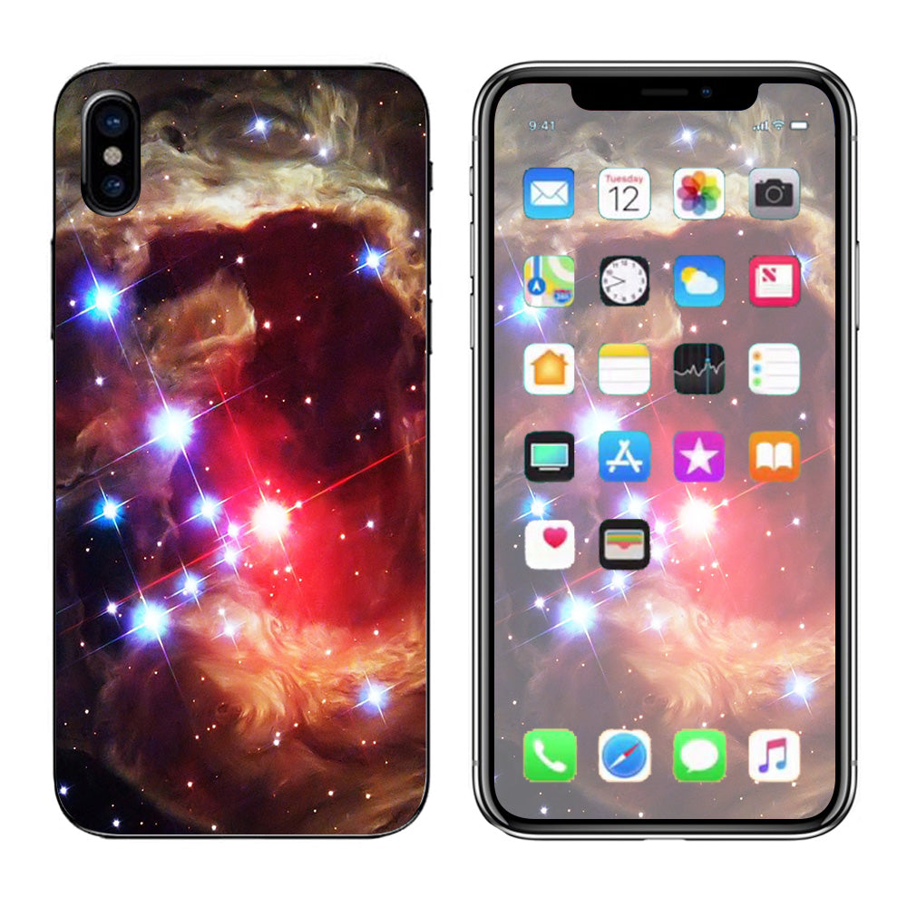  Space Nebula Apple iPhone X Skin