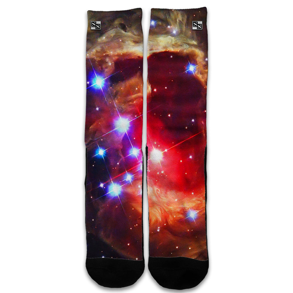 Space Nebula Universal Socks