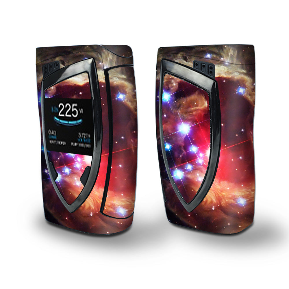 Skin Decal Vinyl Wrap for Smok Devilkin Kit 225w Vape (includes TFV12 Prince Tank Skins) skins cover/ space nebula