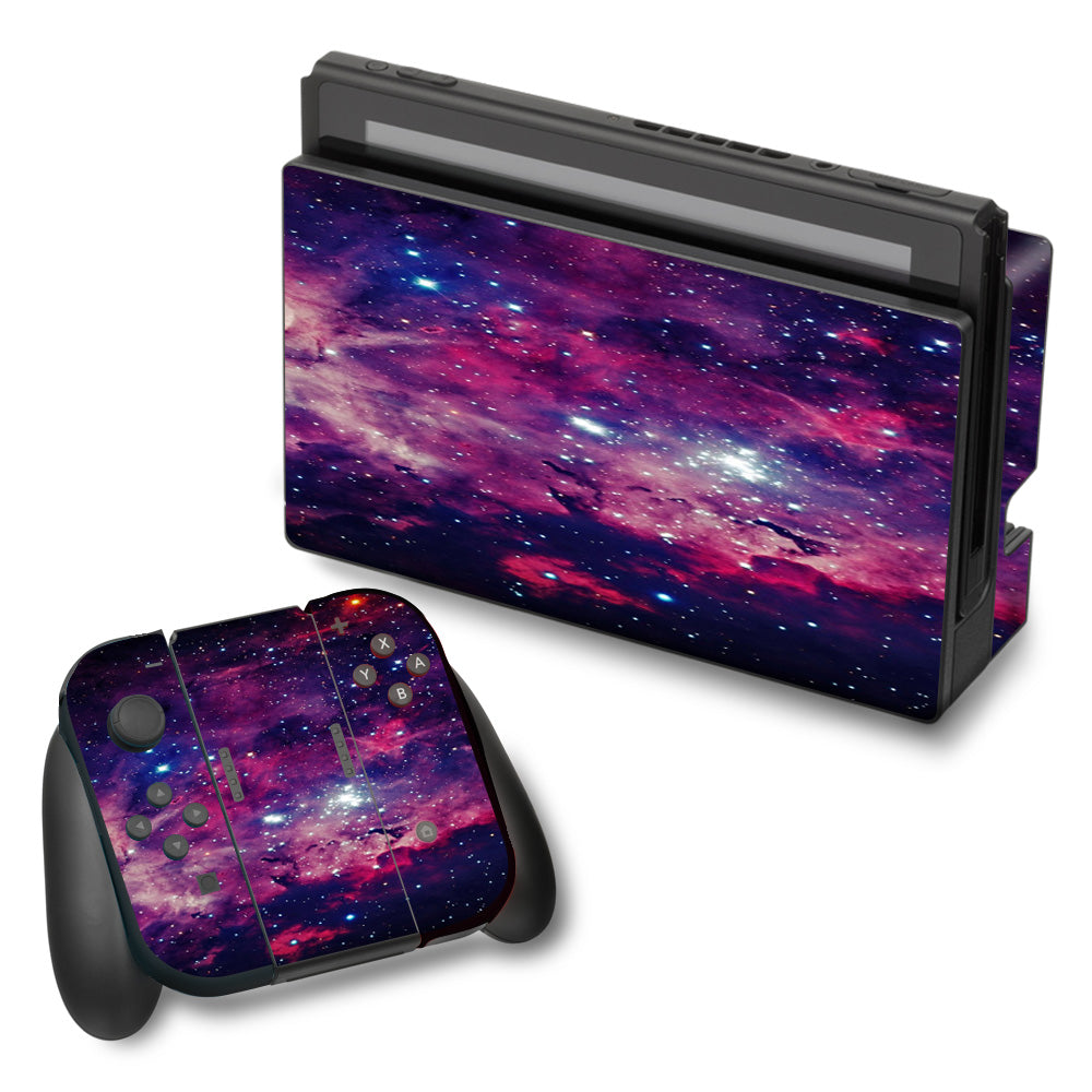  Space Clouds At Night Nintendo Switch Skin
