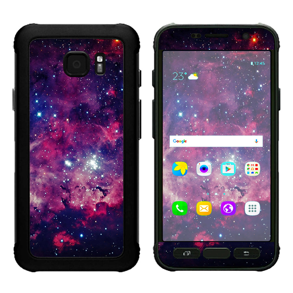  Space Clouds At Night Samsung Galaxy S7 Active Skin