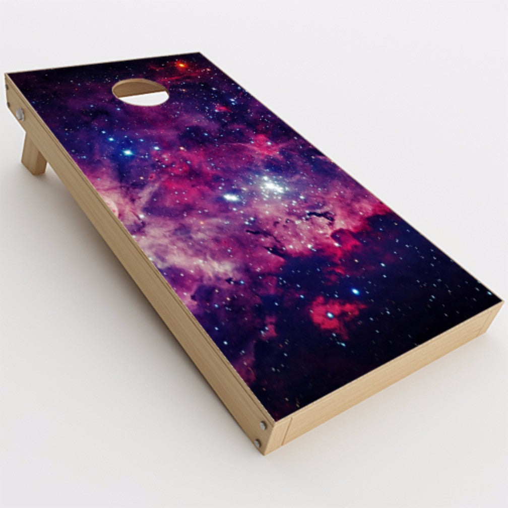  Space Clouds At Night Cornhole Game Boards  Skin