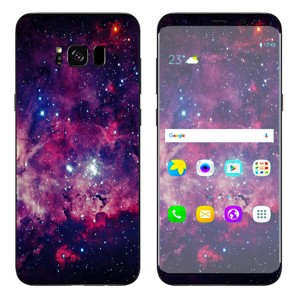  Space Clouds At Night Samsung Galaxy S8 Plus Skin