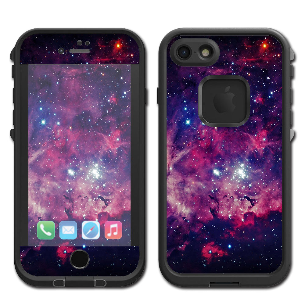  Space Clouds At Night Lifeproof Fre iPhone 7 or iPhone 8 Skin