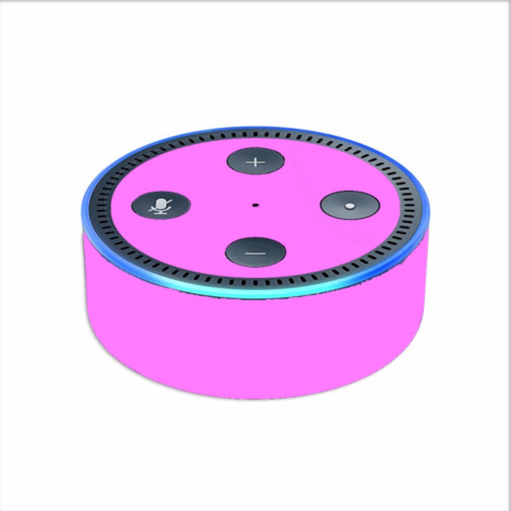  Solid Pink Color Amazon Echo Dot 2nd Gen Skin