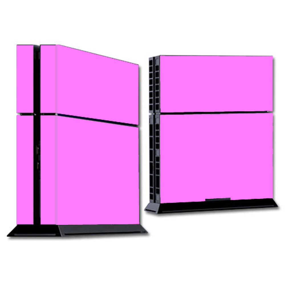  Solid Pink Color Sony Playstation PS4 Skin