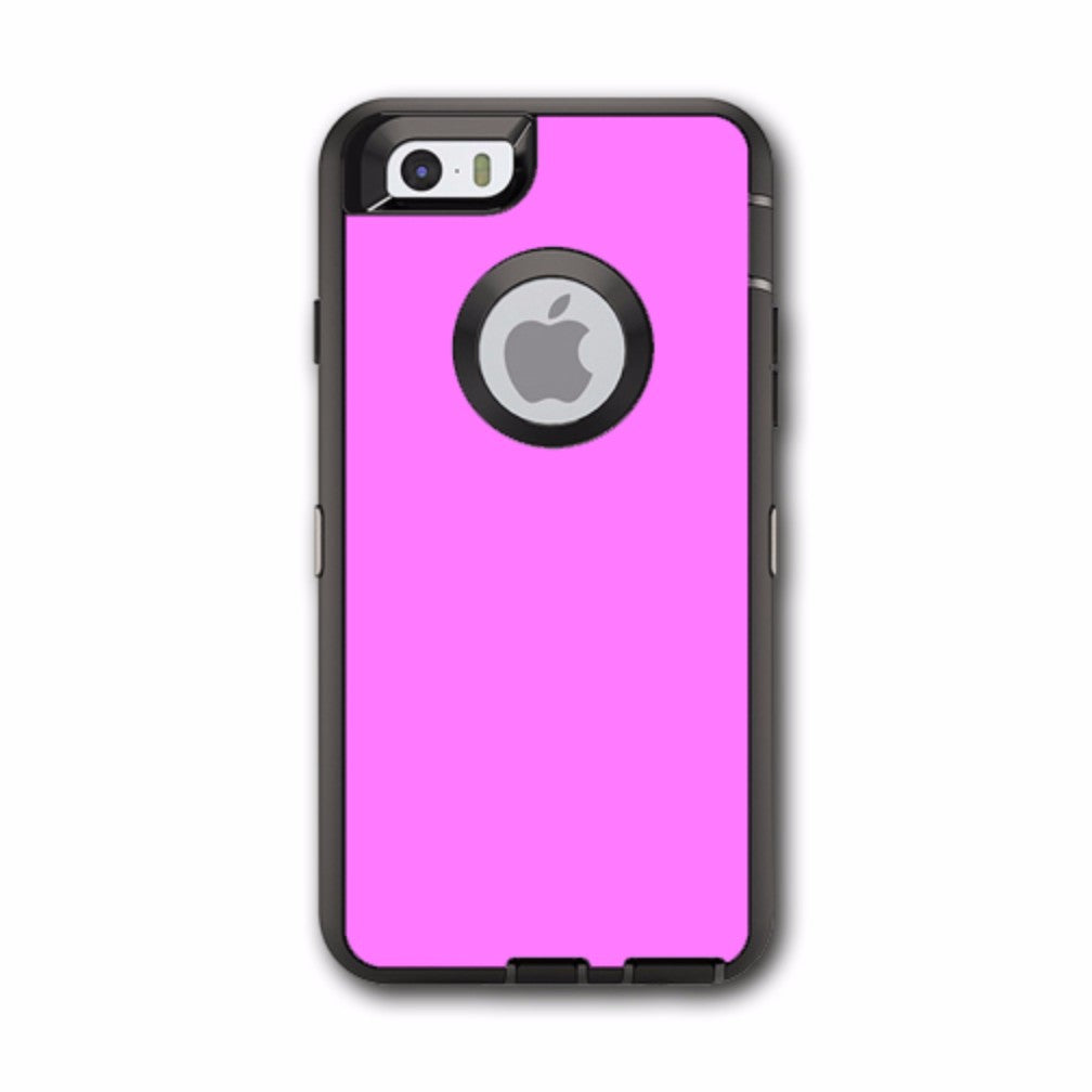  Solid Pink Color Otterbox Defender iPhone 6 Skin