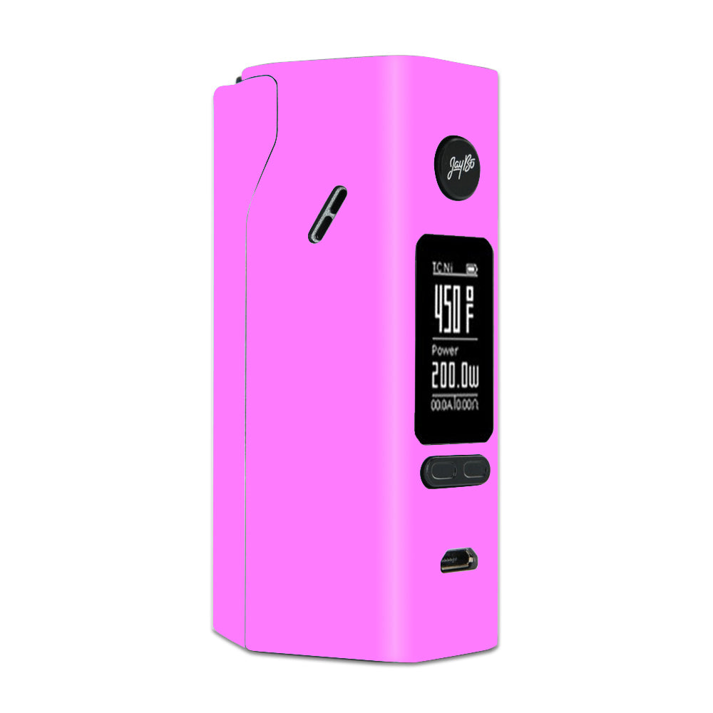 Solid Pink Color Wismec Reuleaux RX 2/3 combo kit Skin