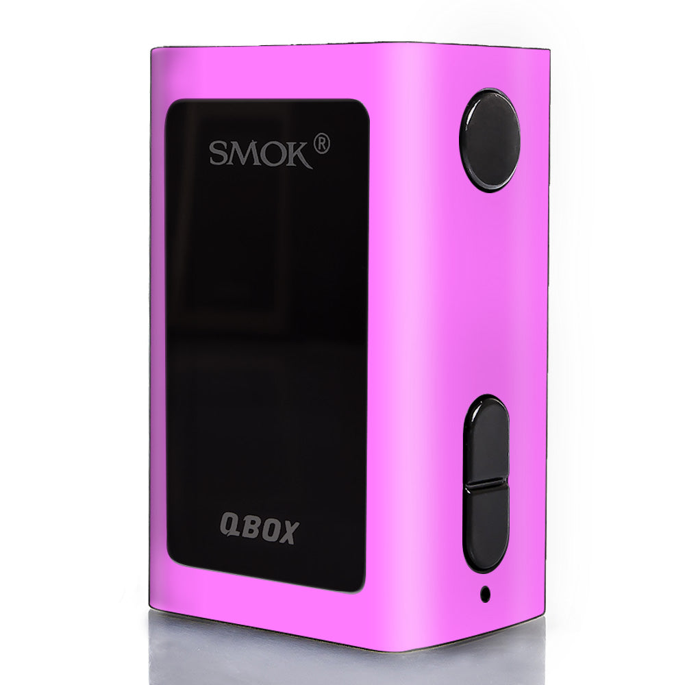  Solid Pink Color Smok Q-Box Skin