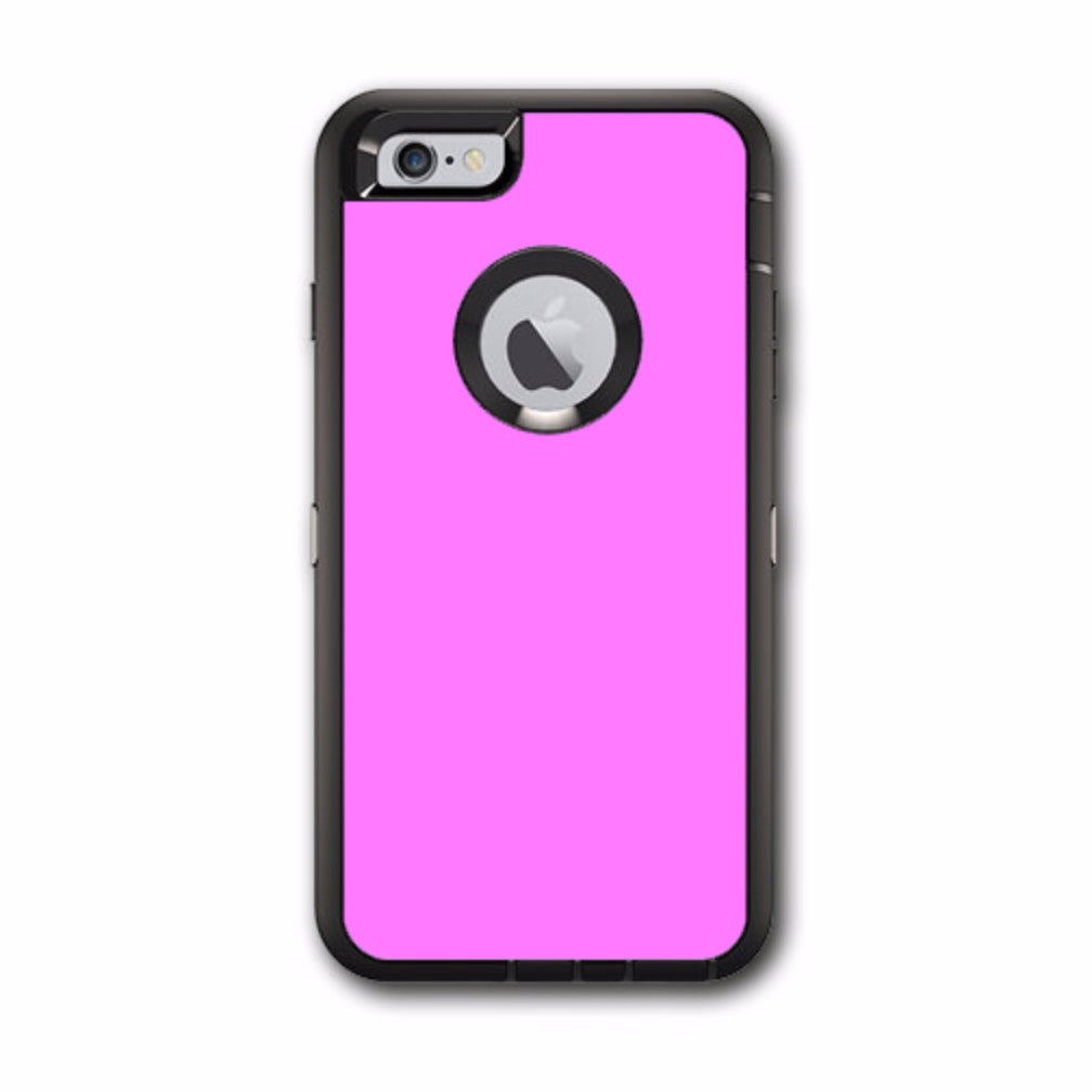  Solid Pink Color Otterbox Defender iPhone 6 PLUS Skin