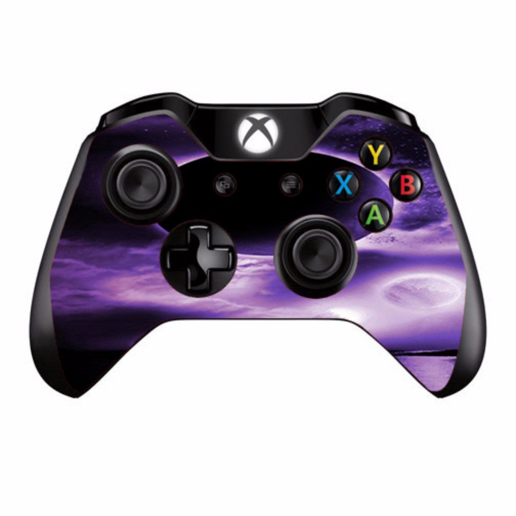  Eclipsed Moon Purple Sky Microsoft Xbox One Controller Skin